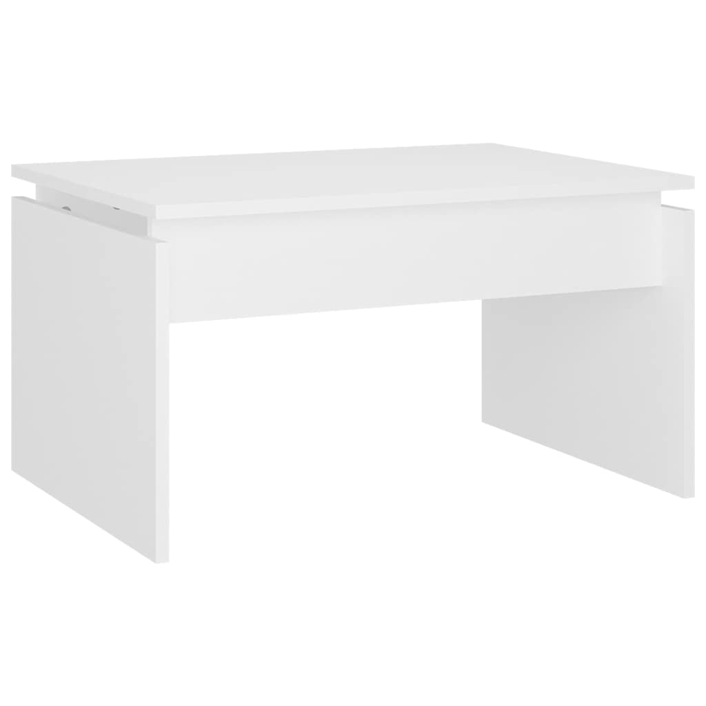 808332 vidaXL Coffee Table White 68x50x38 cm Engineered Wood