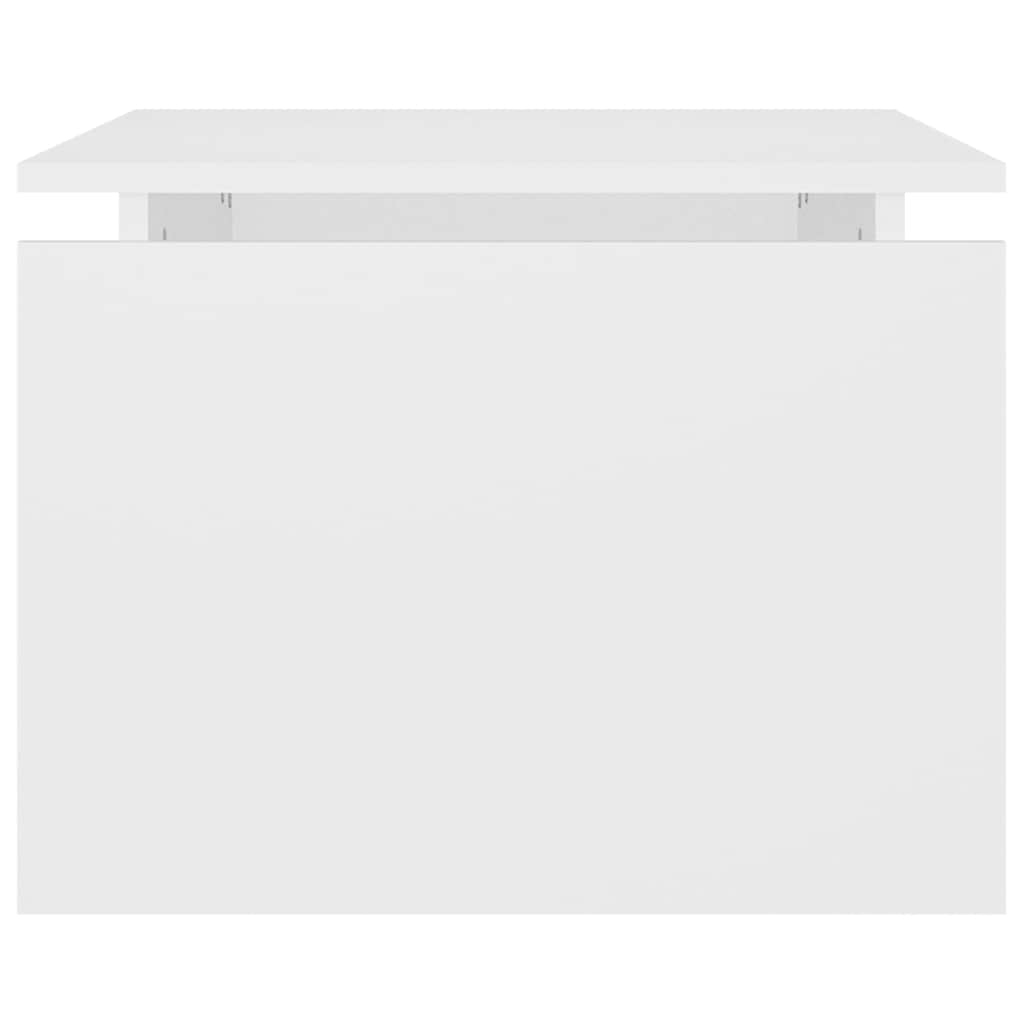 808332 vidaXL Coffee Table White 68x50x38 cm Engineered Wood