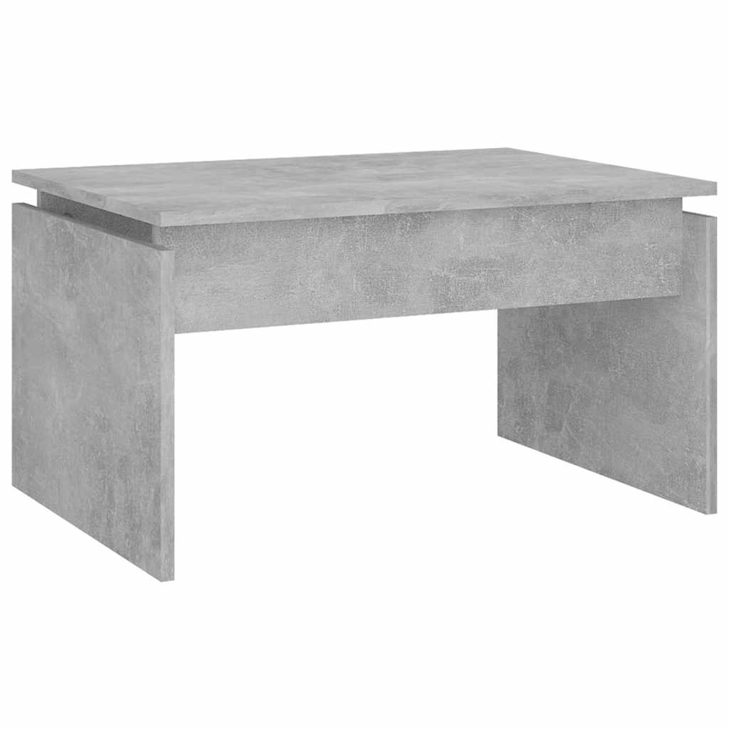 808336 vidaXL Coffee Table Concrete Grey 68x50x38 cm Engineered Wood