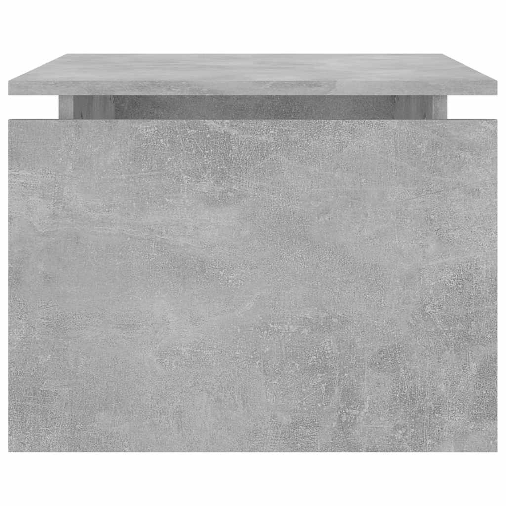 808336 vidaXL Coffee Table Concrete Grey 68x50x38 cm Engineered Wood