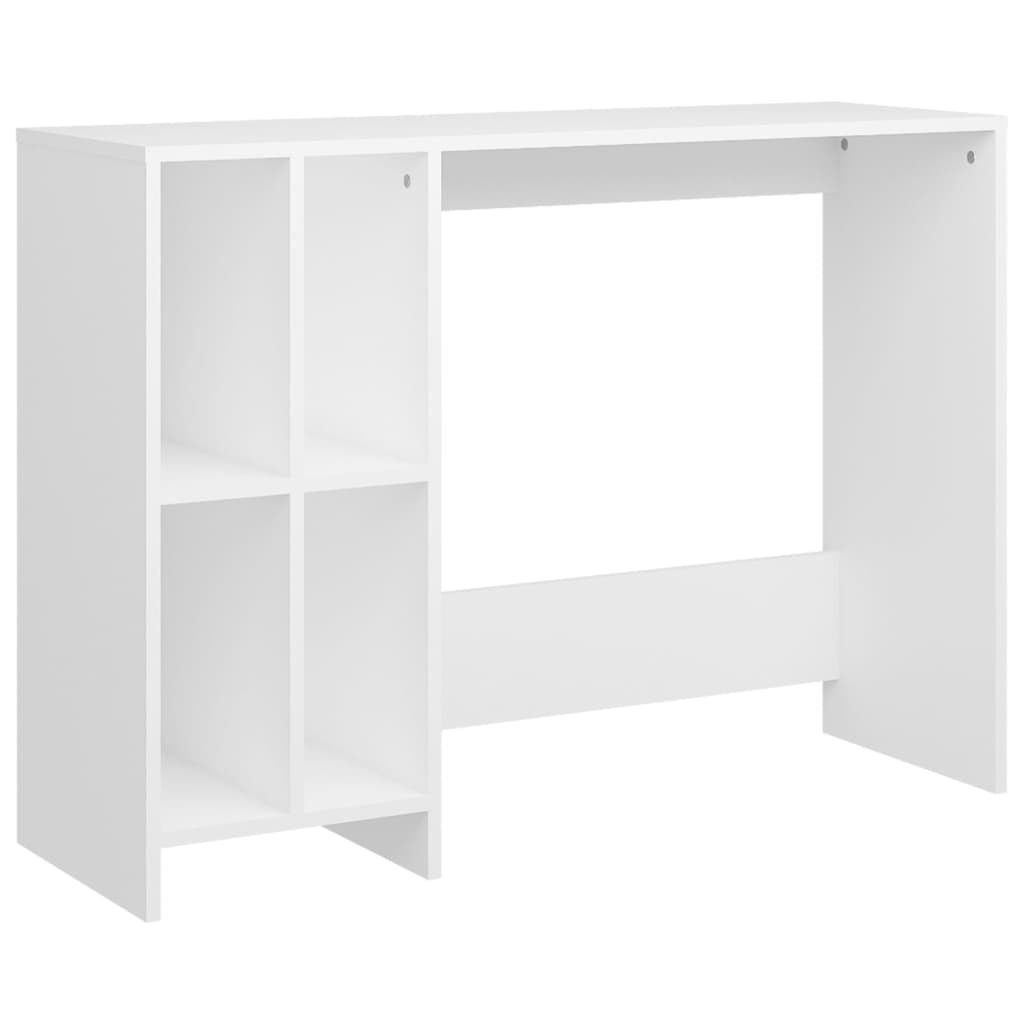 vidaXL Notebook Desk White 102.5x35x75 cm Engineered Wood