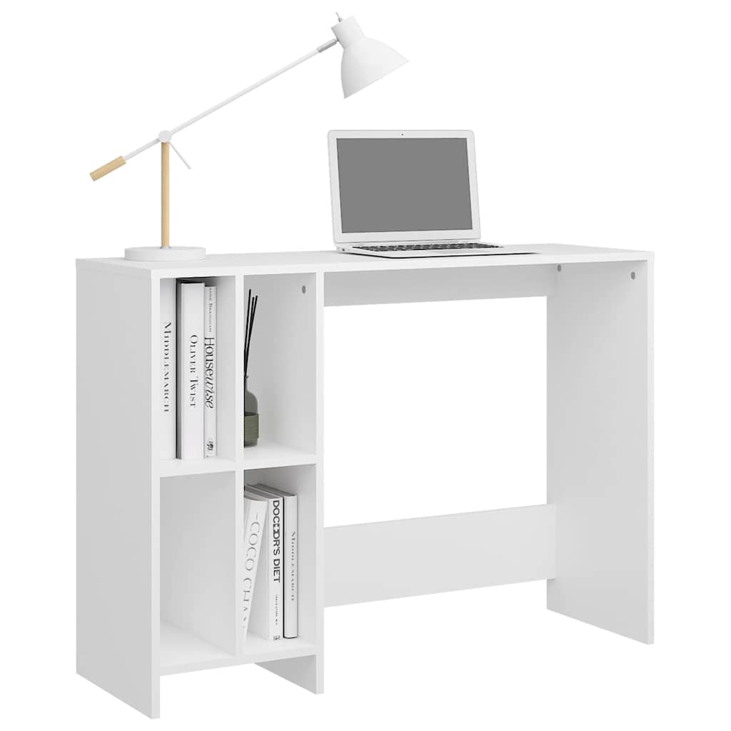 808341 vidaXL Notebook Desk White 102,5x35x75 cm Engineered Wood