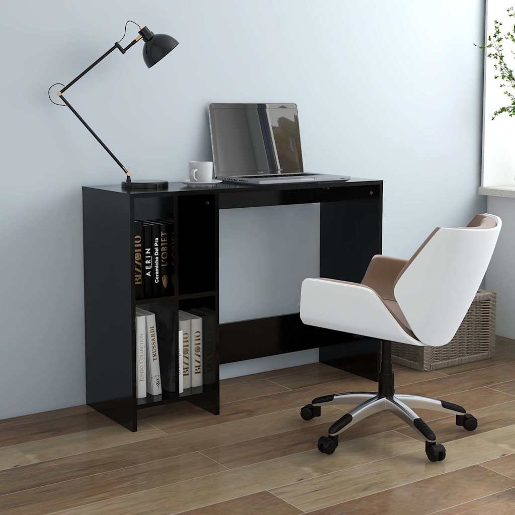 808342 vidaXL Notebook Desk Black 102,5x35x75 cm Engineered Wood