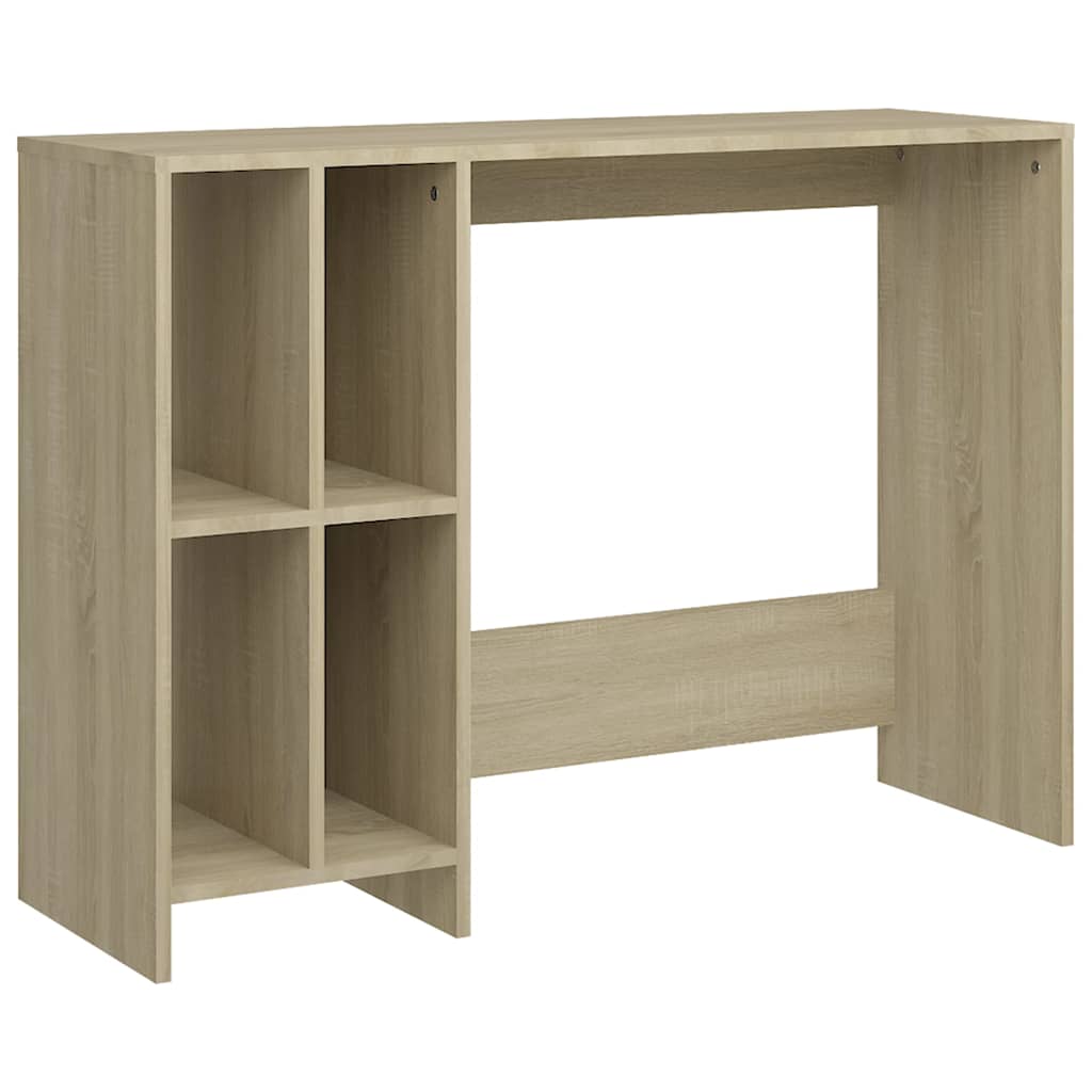 808344 vidaXL Notebook Desk Sonoma Oak 102,5x35x75 cm Engineered Wood