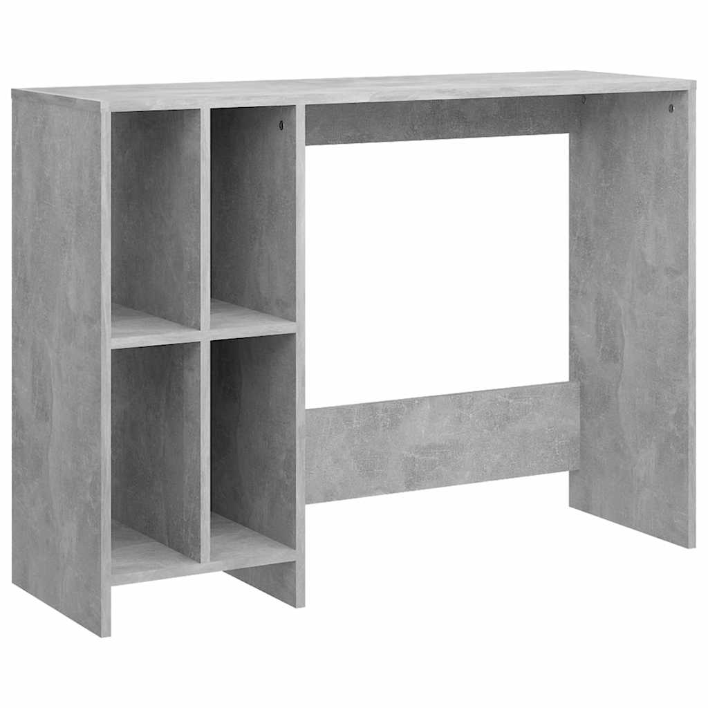 808345 vidaXL Notebook Desk Concrete Grey 102,5x35x75 cm Engineered Wood