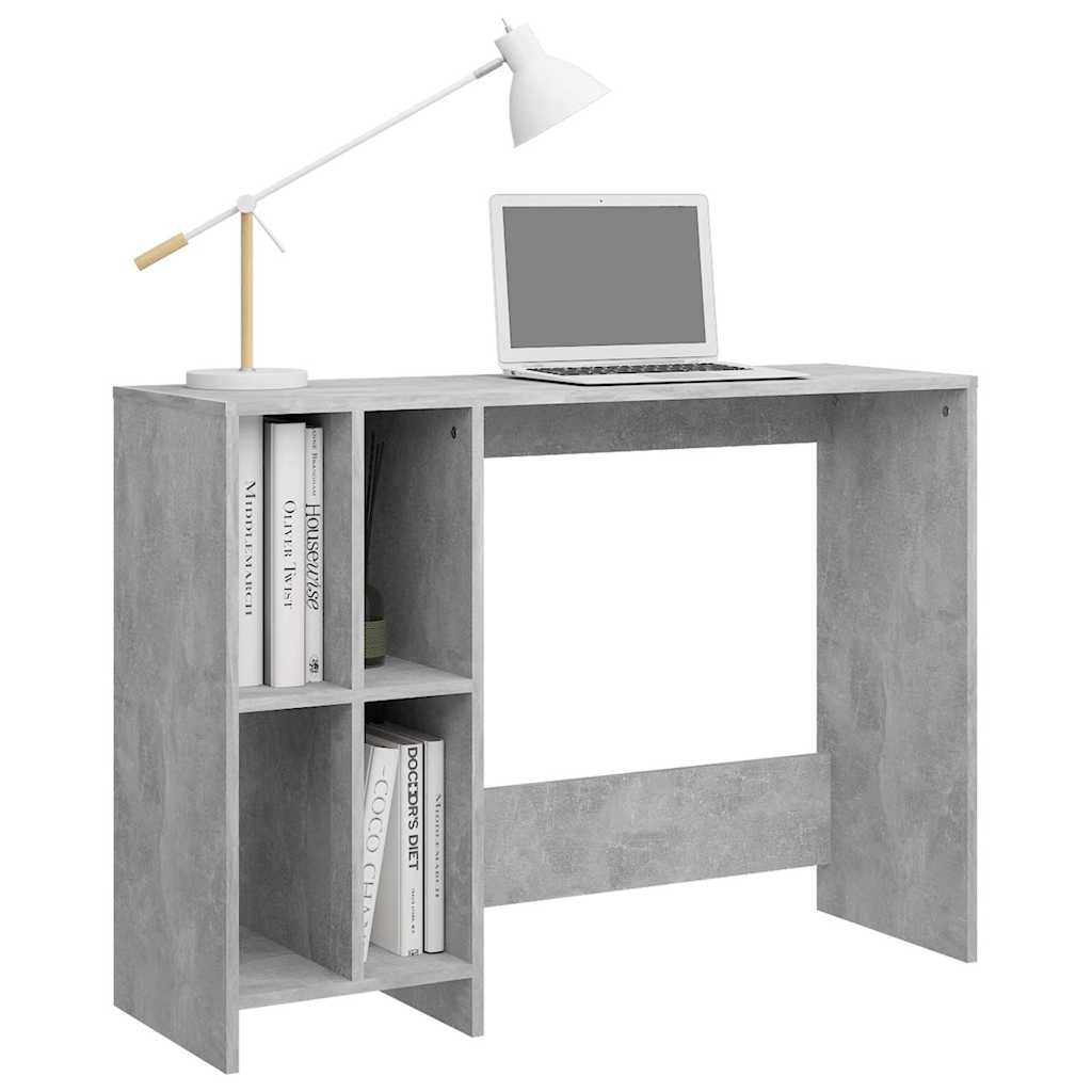 808345 vidaXL Notebook Desk Concrete Grey 102,5x35x75 cm Engineered Wood