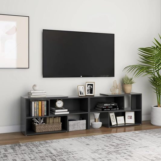 vidaXL TV Cabinet Grey 149x30x52 cm Engineered Wood