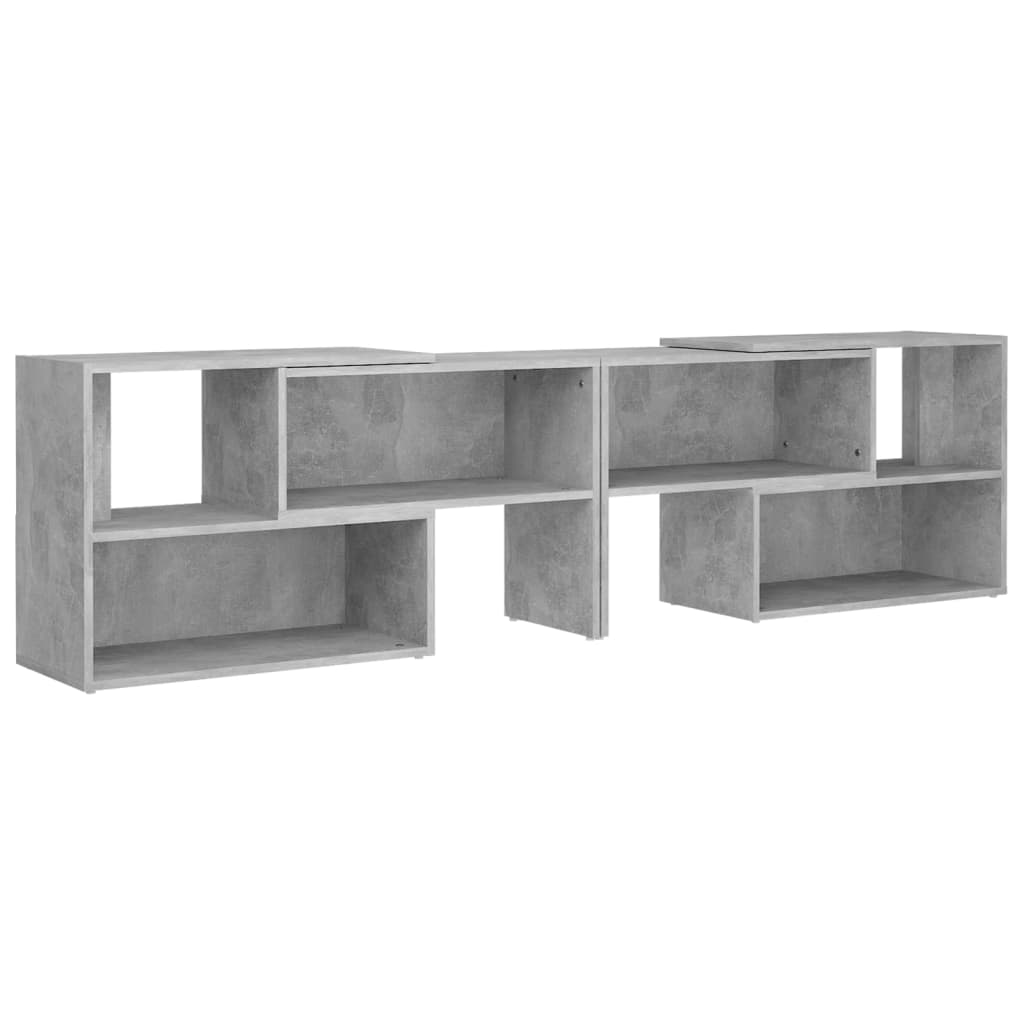 vidaXL TV Cabinet Concrete Grey 149x30x52 cm Engineered Wood