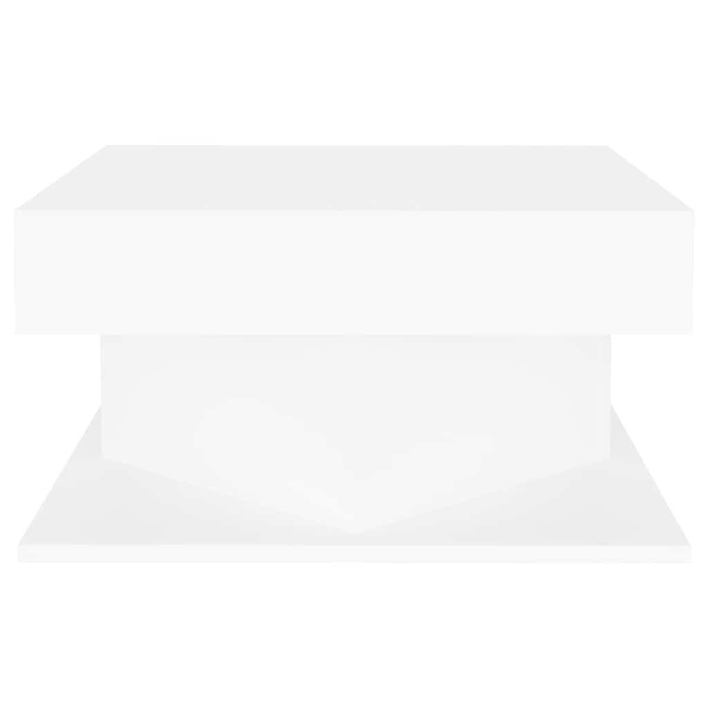 808368 vidaXL Coffee Table White 57x57x30 cm Engineered Wood
