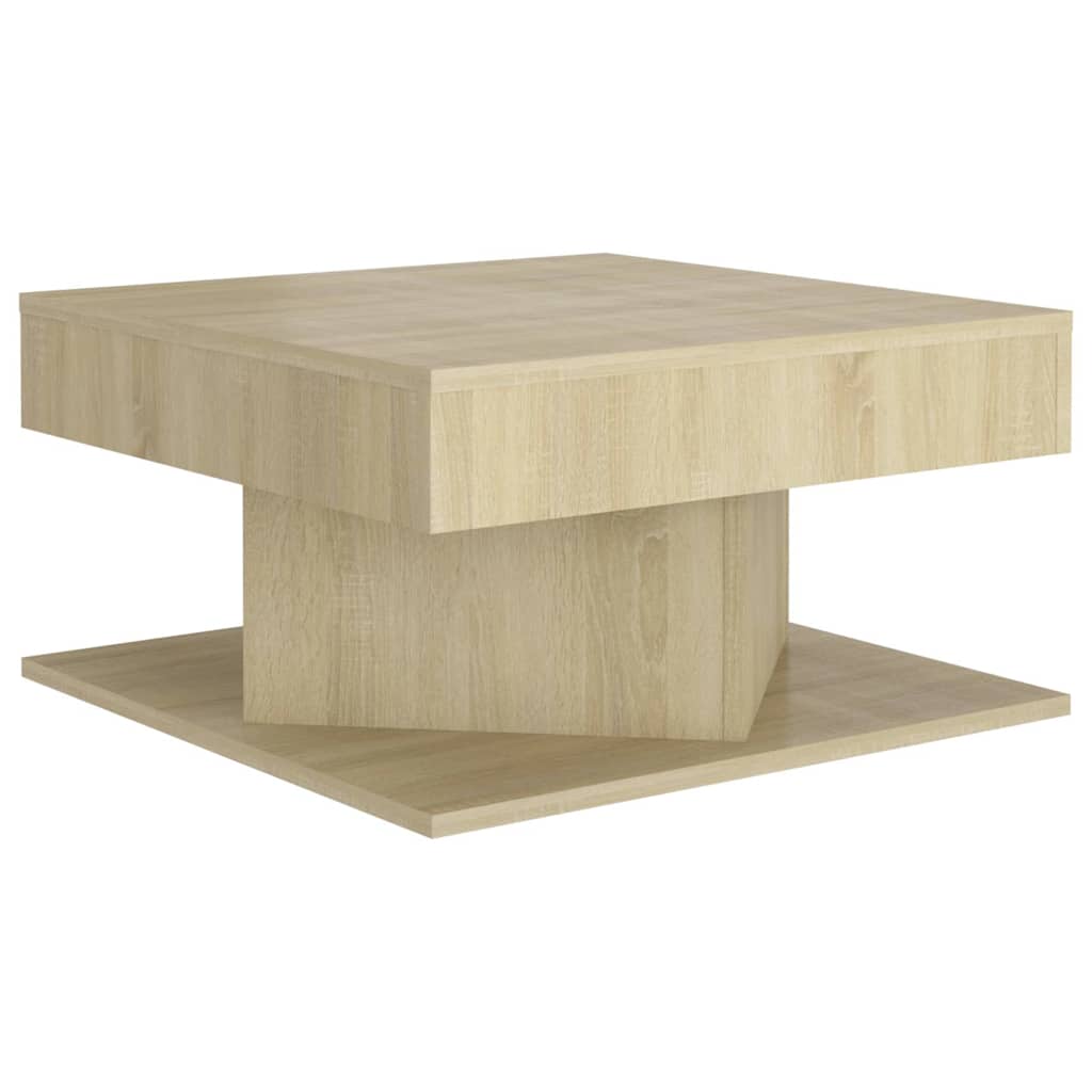 808371 vidaXL Coffee Table Sonoma Oak 57x57x30 cm Engineered Wood