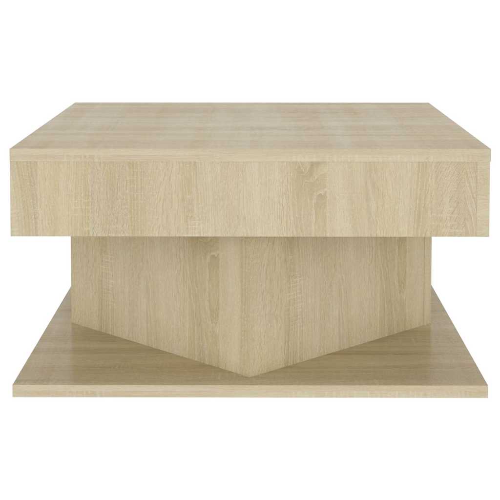 808371 vidaXL Coffee Table Sonoma Oak 57x57x30 cm Engineered Wood