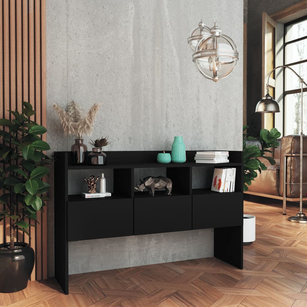 vidaXL Sideboard Black 105x30x70 cm Engineered Wood