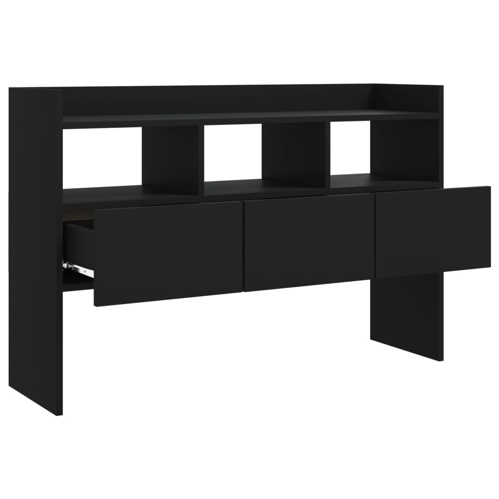 vidaXL Sideboard Black 105x30x70 cm Engineered Wood