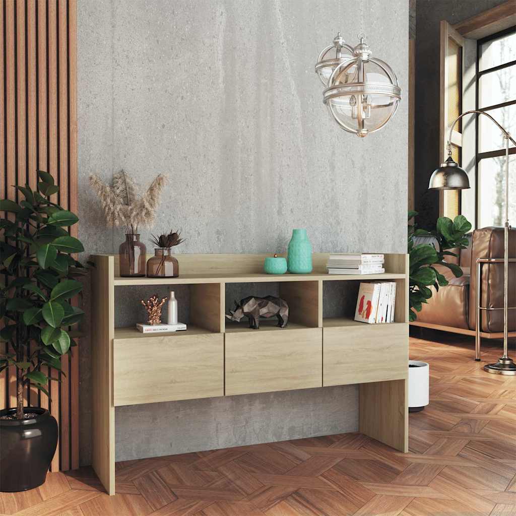 808380 vidaXL Sideboard Sonoma Oak 105x30x70 cm Engineered Wood