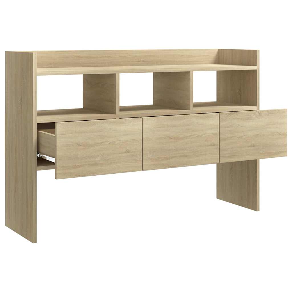 808380 vidaXL Sideboard Sonoma Oak 105x30x70 cm Engineered Wood