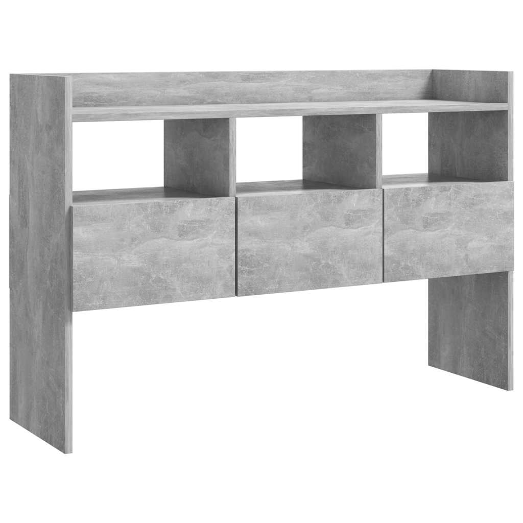 808381 vidaXL Sideboard Concrete Grey 105x30x70 cm Engineered Wood