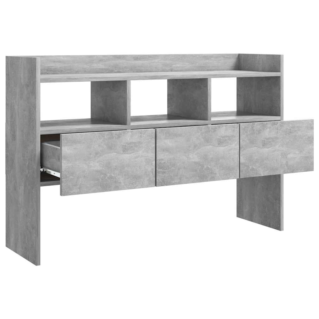 808381 vidaXL Sideboard Concrete Grey 105x30x70 cm Engineered Wood