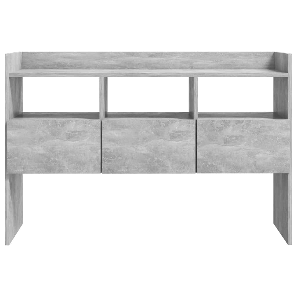 808381 vidaXL Sideboard Concrete Grey 105x30x70 cm Engineered Wood