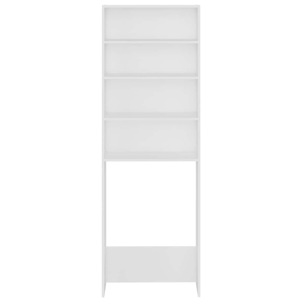 808404 vidaXL Washing Machine Cabinet White 64x24x190 cm