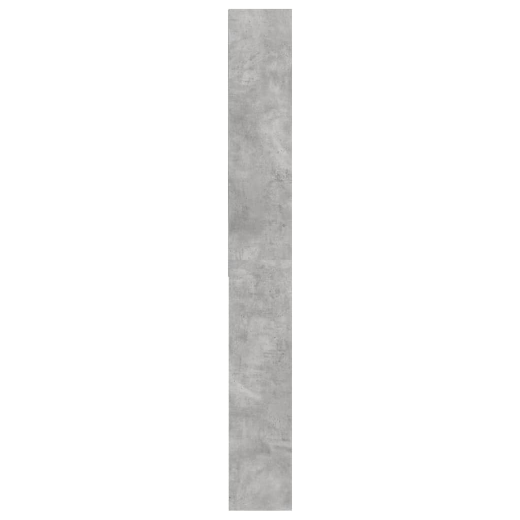 vidaXL Washing Machine Cabinet Concrete Grey 64x24x190 cm