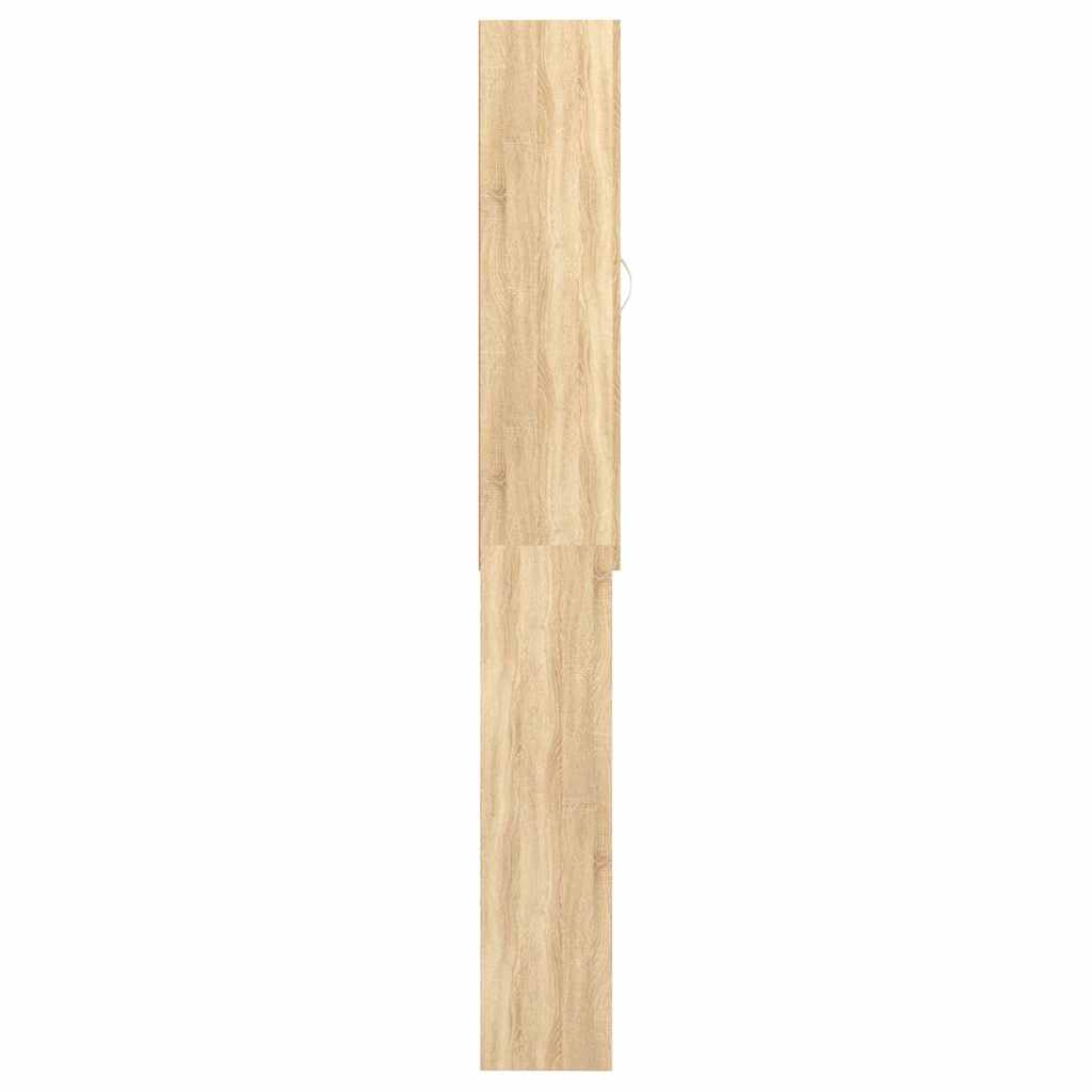 Washing Machine Cabinet Sonoma Oak 64x25,5x190 cm
