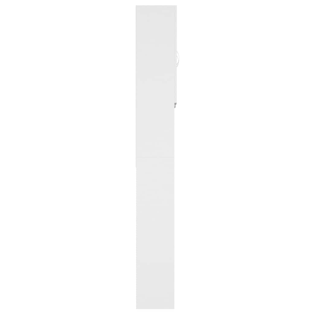 808422 vidaXL Washing Machine Cabinet White 64x25,5x190 cm