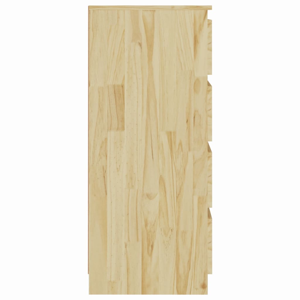 Side Cabinet 60x36x84 cm Solid Pinewood