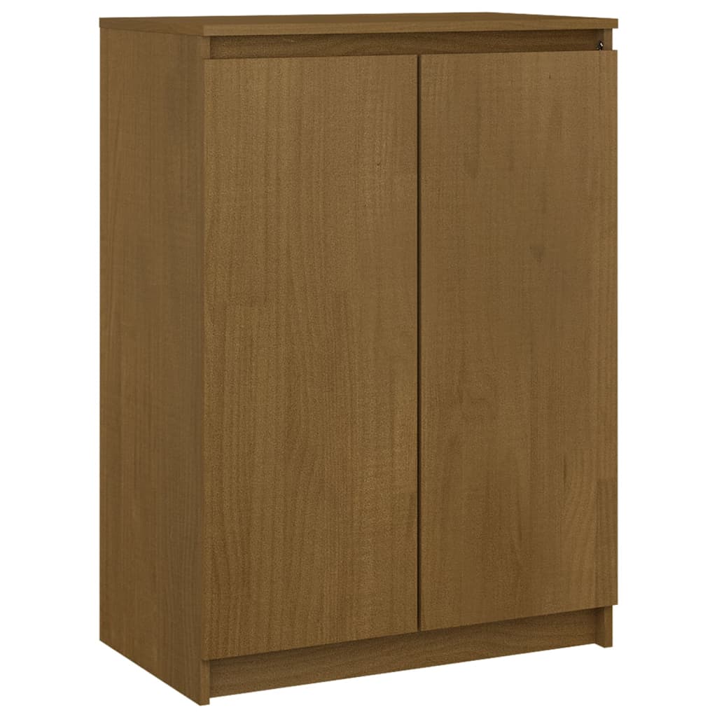 Dressoir Honing Bruin 60x36x84 cm Massief Grenenhout