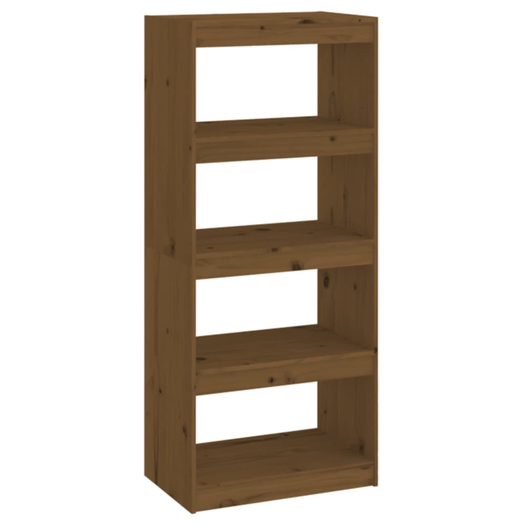 Boekenkast/Room Divider Honing Bruin 60x30x135,5 cm Hout Grenen