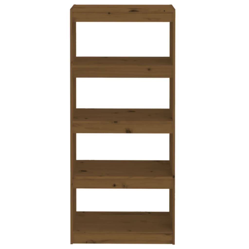 Boekenkast/Room Divider Honing Bruin 60x30x135,5 cm Hout Grenen