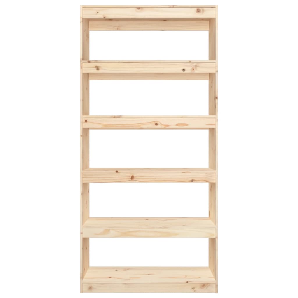 Book Cabinet/Room Divider 80x30x167.4 cm Solid Wood Pine