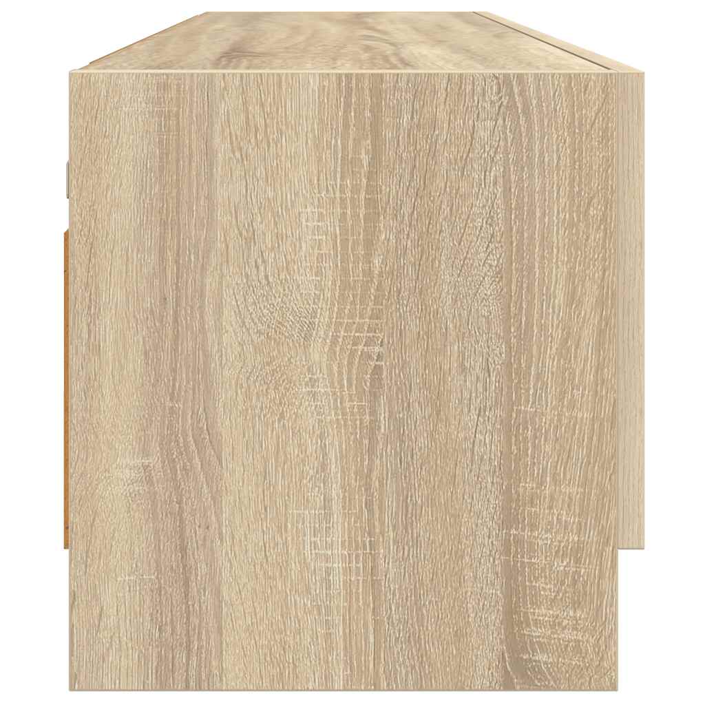 808236 vidaXL Wardrobe Sonoma Oak 100x32,5x35 cm Engineered Wood