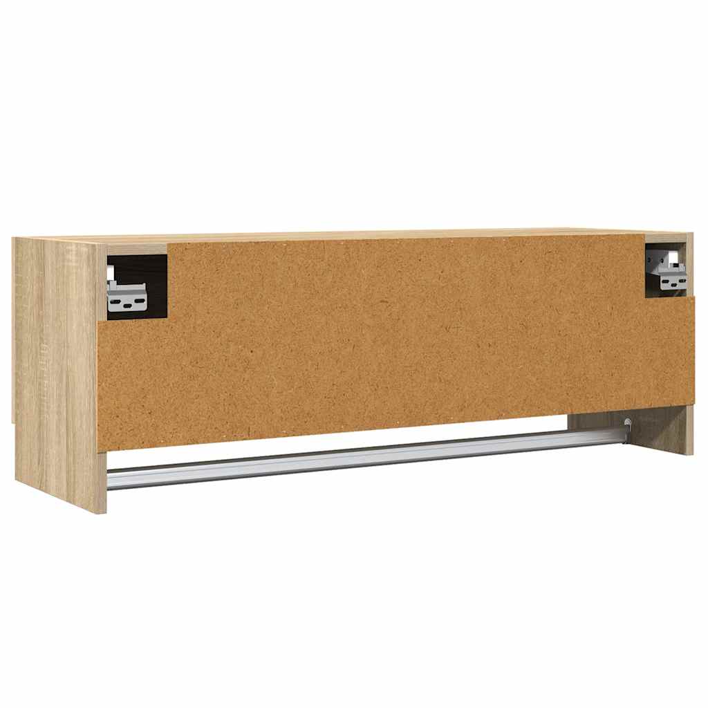 808236 vidaXL Wardrobe Sonoma Oak 100x32,5x35 cm Engineered Wood