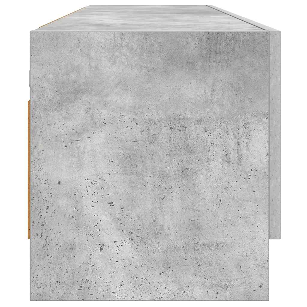 808237 vidaXL Wardrobe Concrete Grey 100x32,5x35 cm Engineered Wood