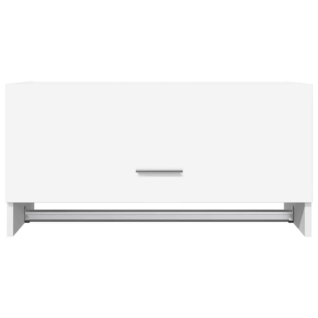 808242 vidaXL Wardrobe White 70x32,5x35 cm Engineered Wood
