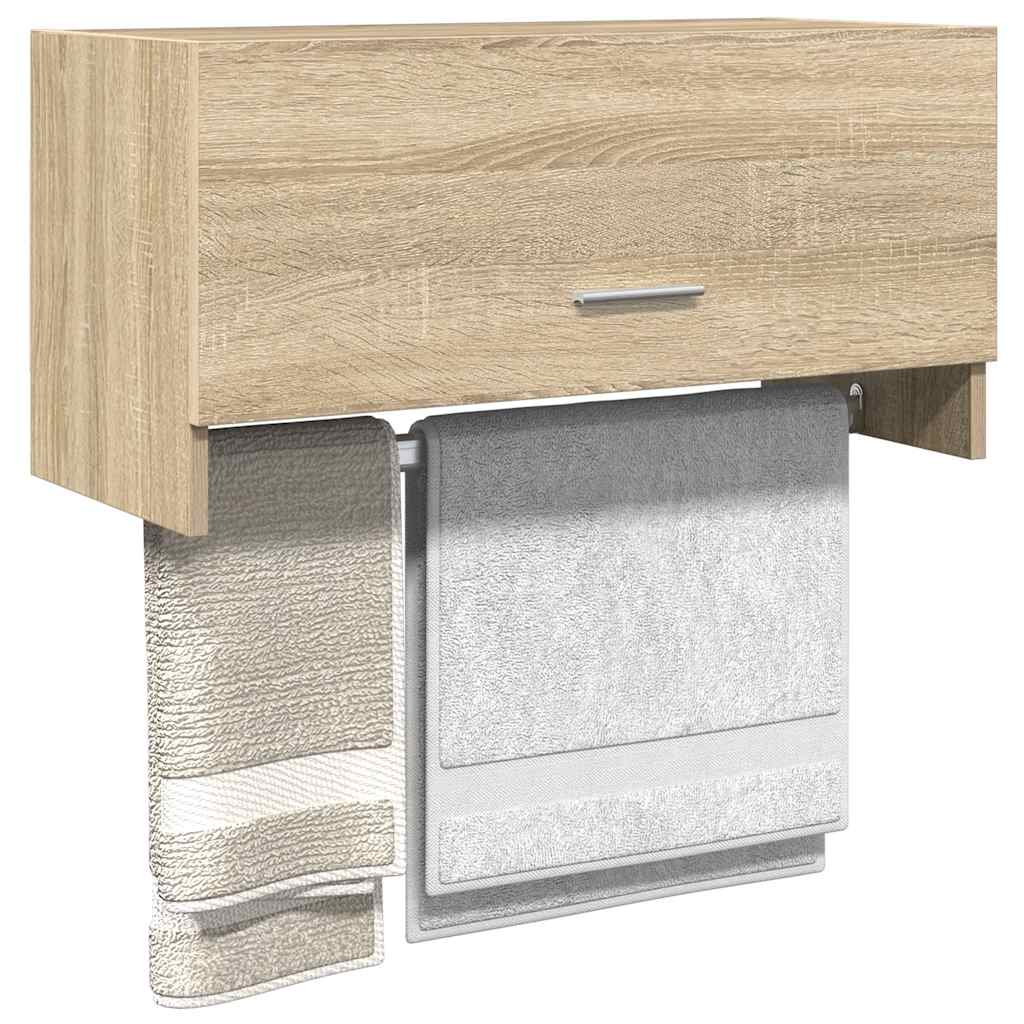 808245 vidaXL Wardrobe Sonoma Oak 70x32,5x35 cm Engineered Wood
