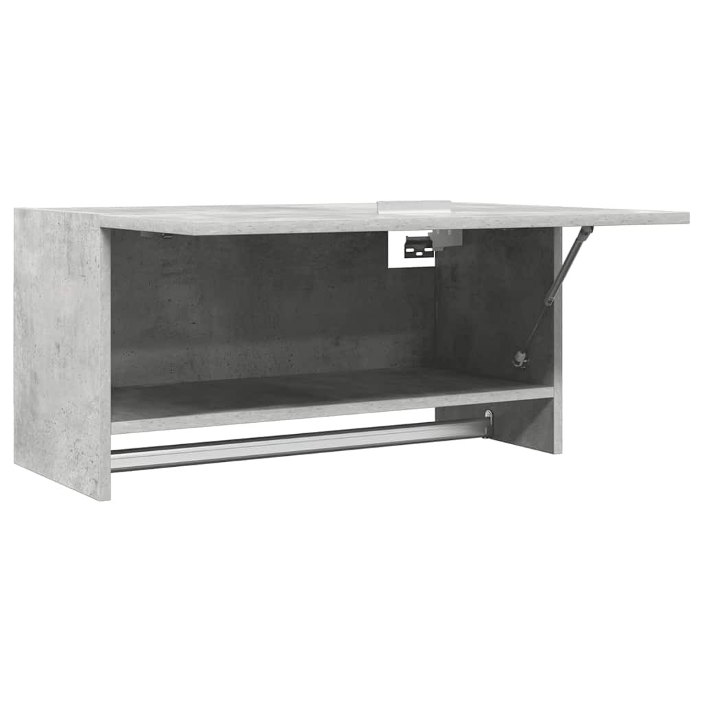 808246 vidaXL Wardrobe Concrete Grey 70x32,5x35 cm Engineered Wood