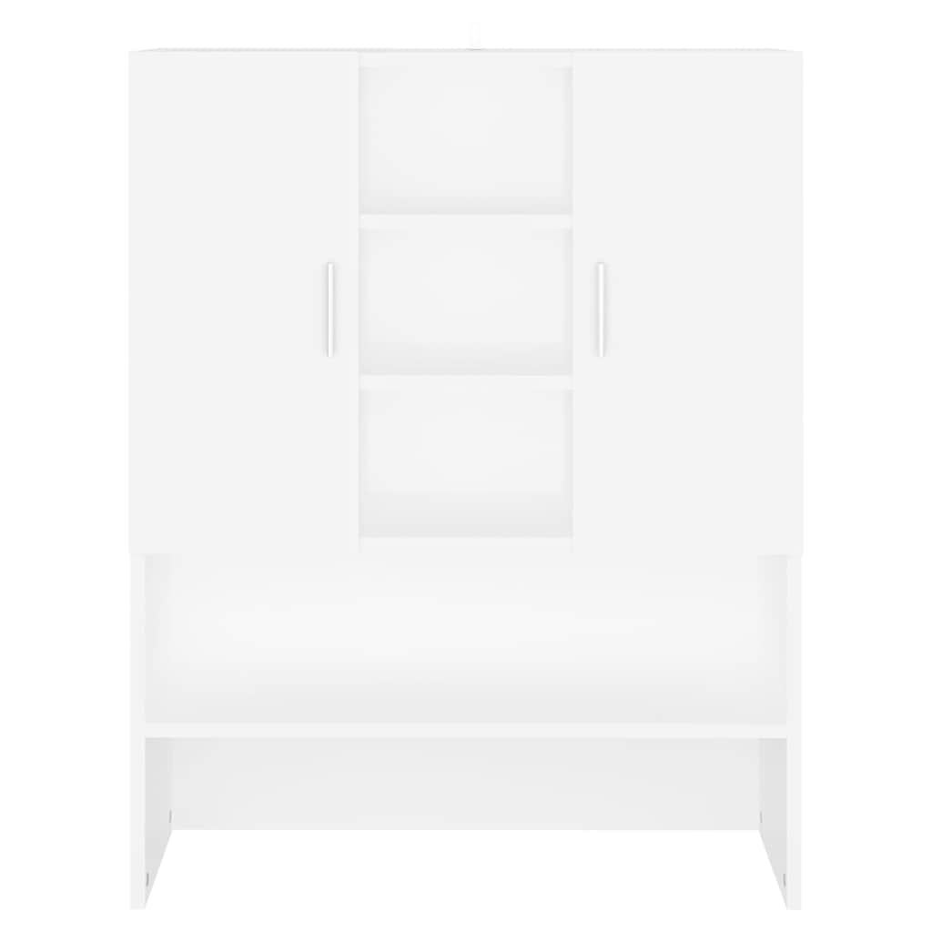 808386 vidaXL Washing Machine Cabinet White 70,5x25,5x90 cm