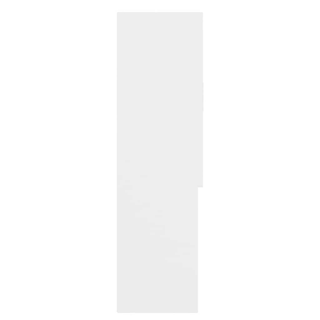 808386 vidaXL Washing Machine Cabinet White 70,5x25,5x90 cm