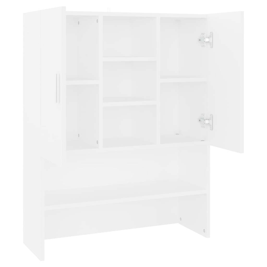 808386 vidaXL Washing Machine Cabinet White 70,5x25,5x90 cm