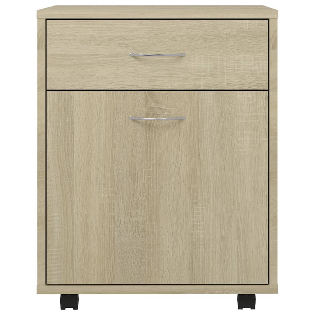 Storage Cabinet | Sonoma oak | Engineered wood | Medium | Rollable