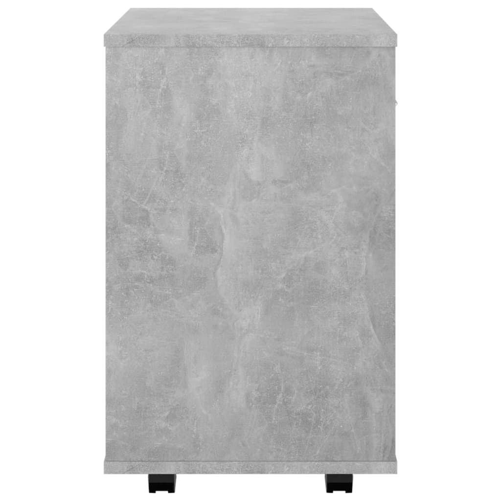 Storage Cabinet | Concrete Grey | Engineered Wood | Medium