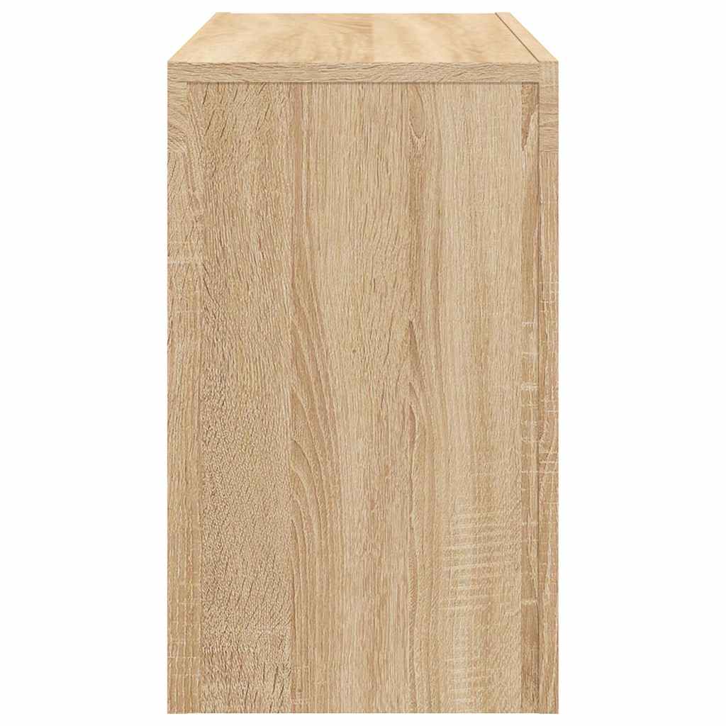 808543 vidaXL Nesting Coffee Tables 3 pcs Sonoma Oak Engineered Wood