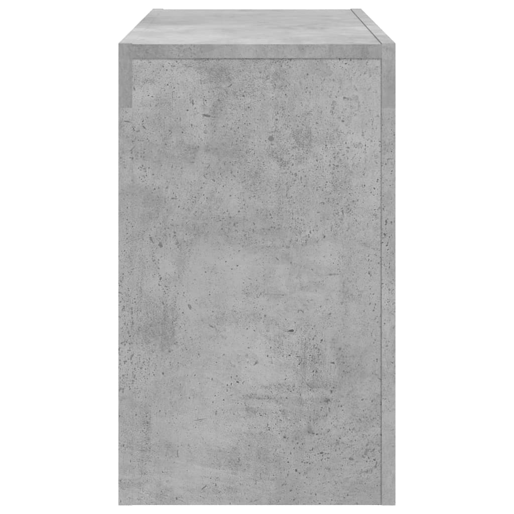 808544 vidaXL Nesting Coffee Tables 3 pcs Concrete Grey Engineered Wood