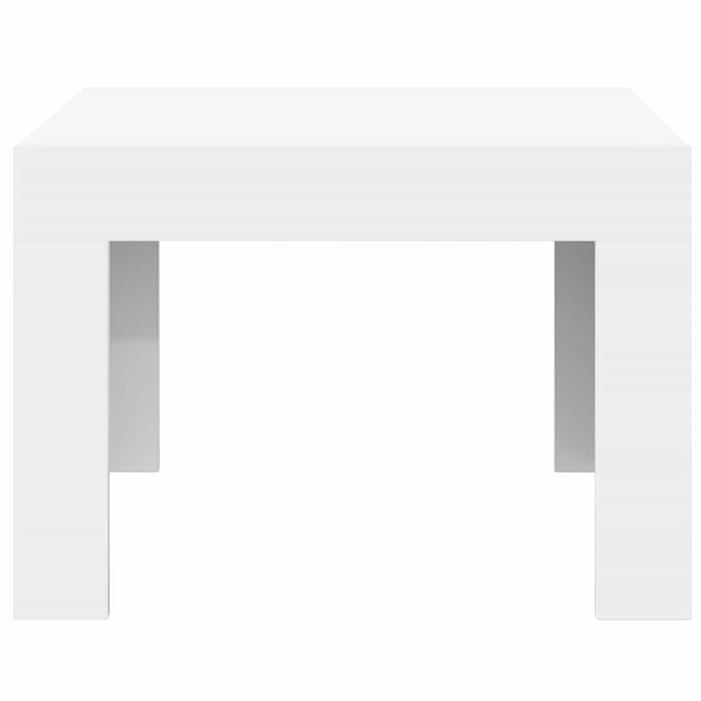 808549 vidaXL Coffee Table White 50x50x35 cm Engineered Wood