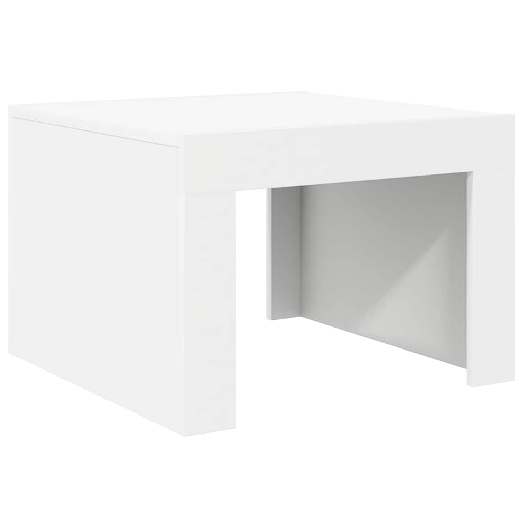 808549 vidaXL Coffee Table White 50x50x35 cm Engineered Wood