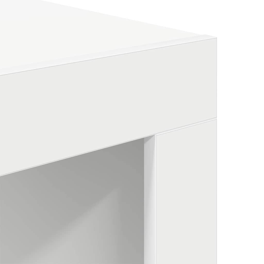808549 vidaXL Coffee Table White 50x50x35 cm Engineered Wood