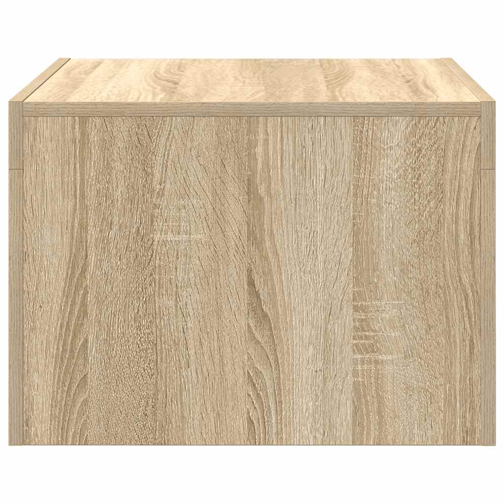 Coffee Table Sonoma Oak 50x50x35 cm Engineered Wood