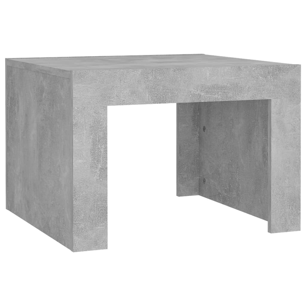 vidaXL Coffee Table Concrete Grey 50x50x35 cm Engineered Wood