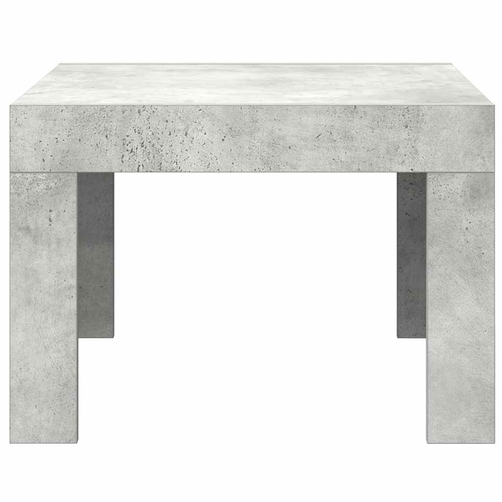 808553 vidaXL Coffee Table Concrete Grey 50x50x35 cm Engineered Wood